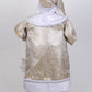 Lighted White Elegance Santa