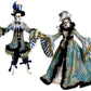 Blue Wave Skeleton, Small , Set of 2 - 18 Inches