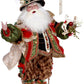 Santa With Rocking Horse 24''