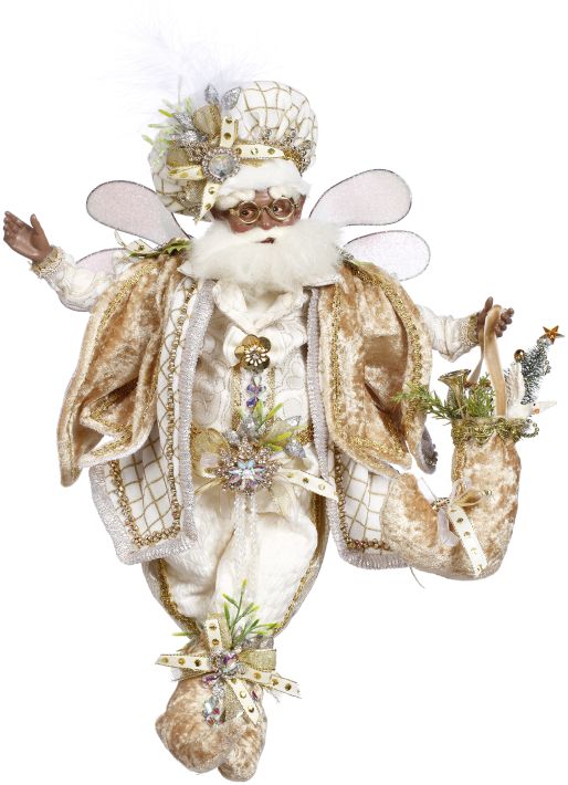 Af-Am White Christmas Fairy, M 15''