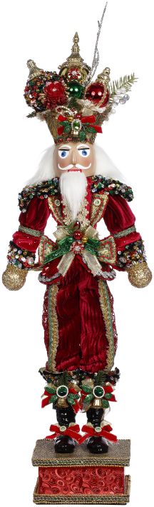 Deck the Halls Nutcracker, Small - 22 Inches