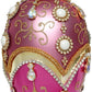 Faberge Jewel Egg Ornament , Purple- 7 Inches