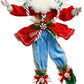 Candy Cane Fairy Stocking Holder - 21 Inches