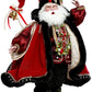 Ruby Red Santa - 24 Inches
