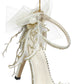Ivory Shoe, With Diamond Strap Ornament 9''