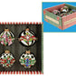 Timeless Jeweled Ornament, Box of 8 - 4 Inches