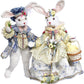 Mr and Mrs Cottontail Rabbit, Medium, Set of 2 - 22 Inches