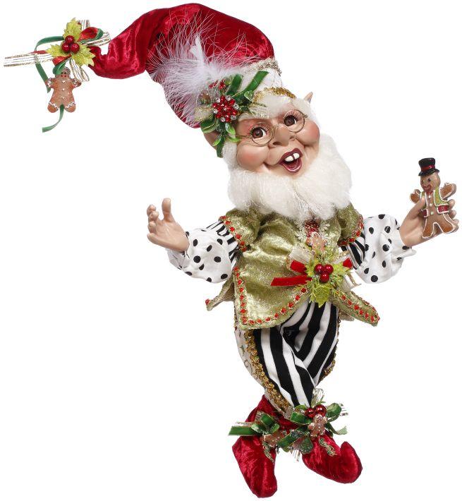Gingerbread Cookie Elf, Medium - 18.5 Inches