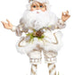 North Pole White Christmas Elf, Small - 12.5 Inches