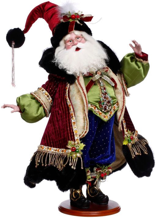 Jewels & Gems Santa - 25 Inches