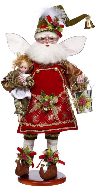 8 Maids a-Milking Fairy on Base -,  (Signed by Mark Roberts)