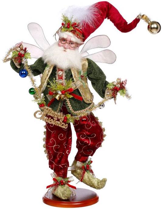 Merry Christmas Fairy on Base -,  (Signed by Mark Roberts)