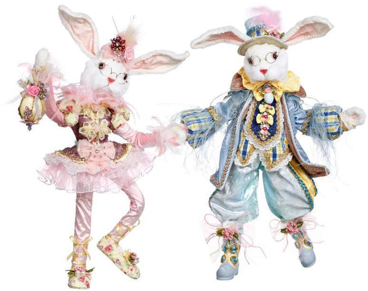 Mr. & Mrs. Harvey Cottontail , Medium, Assortment of 2 - 25 Inches