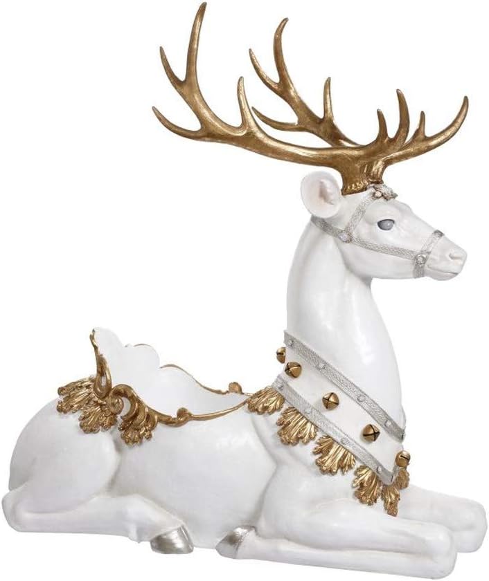 Sitting Deer (3 colors White, Brown, B/W)
