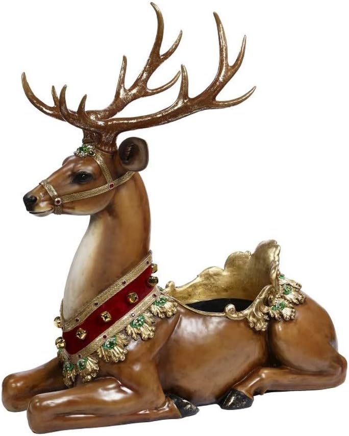 Sitting Deer (3 colors White, Brown, B/W)