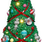 Lighted Ornament Tree in Vase - 18 Inches