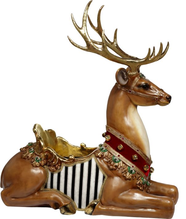 Sitting Deer (3 colors White, Brown, B/W)