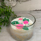 3D Rose Floral Candle