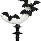 Halloween Moon & Bat Finial - 18 Inches