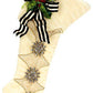 Holiday Snowflake Stocking - 24 x 9 Inches