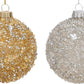 Encrusted Ball Ornament 3'', (Set of 6)