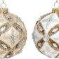 Floral Ball Ornament 3'', (Set of 6)