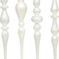 Fluted Finial Ornamentv11'', (Set of 8)