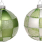 Art Deco Ball Ornament 3'', (Set of 6)