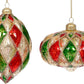 Harlequin Ornament 3-5'', (Set of 6)