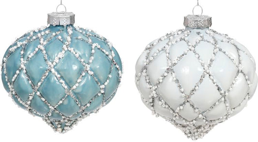 Harlequin Kismet ornament 4'' , (Set of 6)