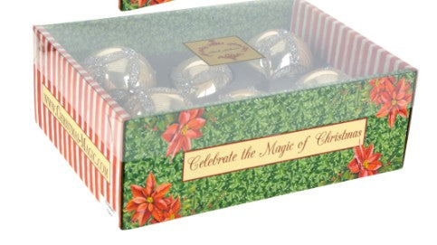 Fancy Diamond Ornaments, Assortment of 3 - 3-4 Inches, Set of 6, 78-59540