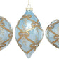 Ribboned Ornament, Box of 12- 4-5 Inches