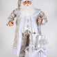 Lighted White Elegance Santa