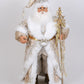 Lighted Gold Couture Santa