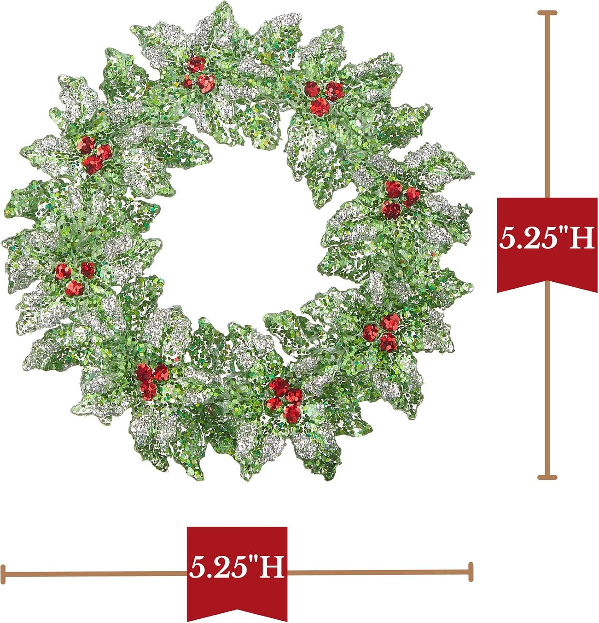 22 Pieces Bulk Grinch Decorator Ornament Box