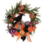 Pumpkin Crow Wreath 31''