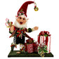 **SIGNED** CANDYCANE ELF WITH GIFTS TABLESCAPE (Signed by Mark Roberts)