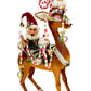 **SIGNED** CANDYCANE ELF ON DEER (Signed by Mark Roberts)