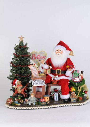 Lighted Believe in the Magic of Christmas Santa 30th Anniversary Limited Edition