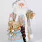 Lighted Blue Elegance Santa
