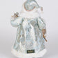 Lighted Blue Elegance Santa
