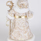 Lighted Gold Royale Santa