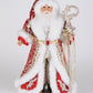 Lighted Crimson Royale Santa