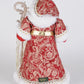 Lighted Crimson Royale Santa