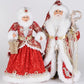 Lighted Crimson Royale Santa