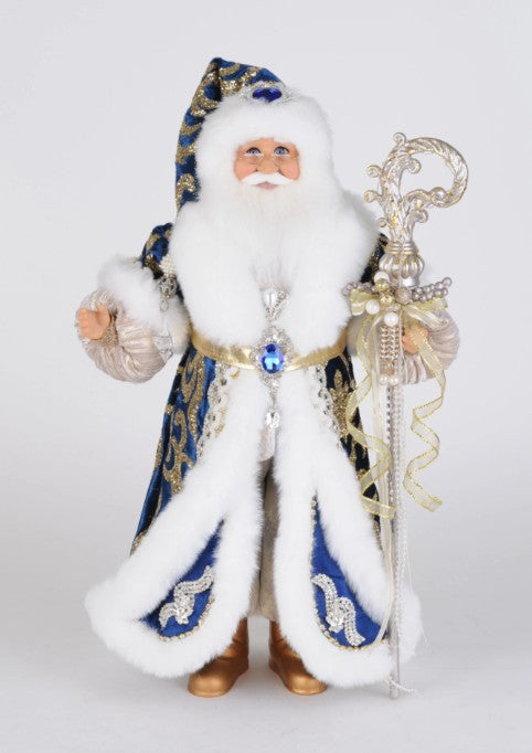 Lighted Sapphire Royale Santa