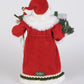Lighted Evergreen Village Santa