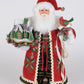 Lighted Evergreen Village Santa