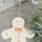 Gingerbread Man Candle Centerpiece