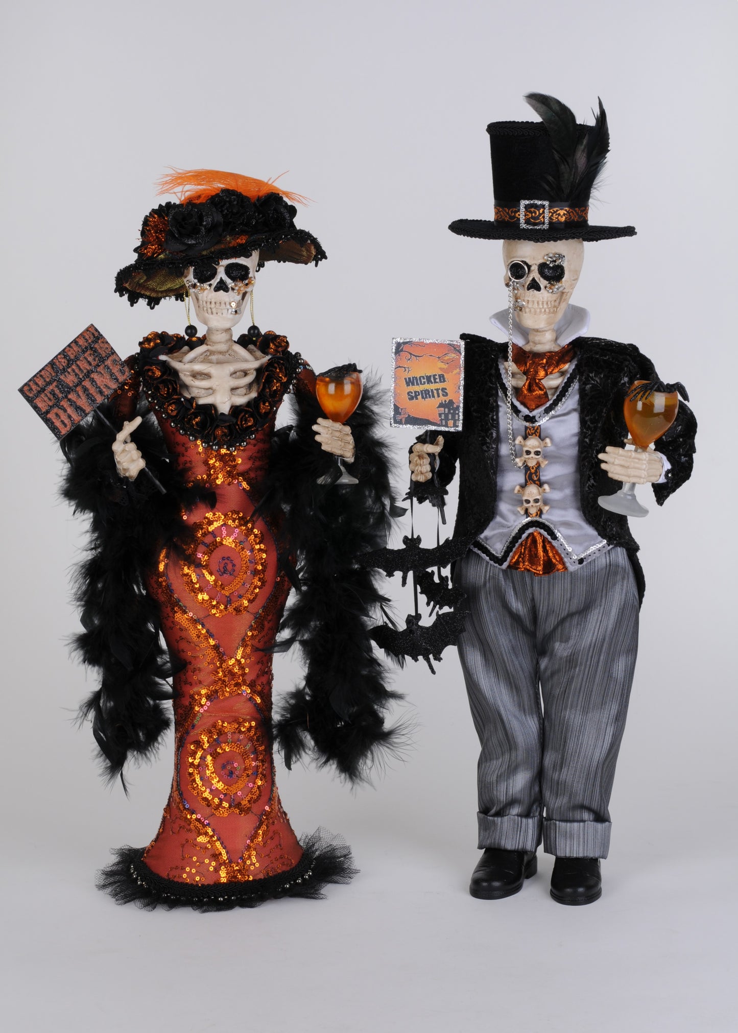 Wine Divine Lady Skeleton